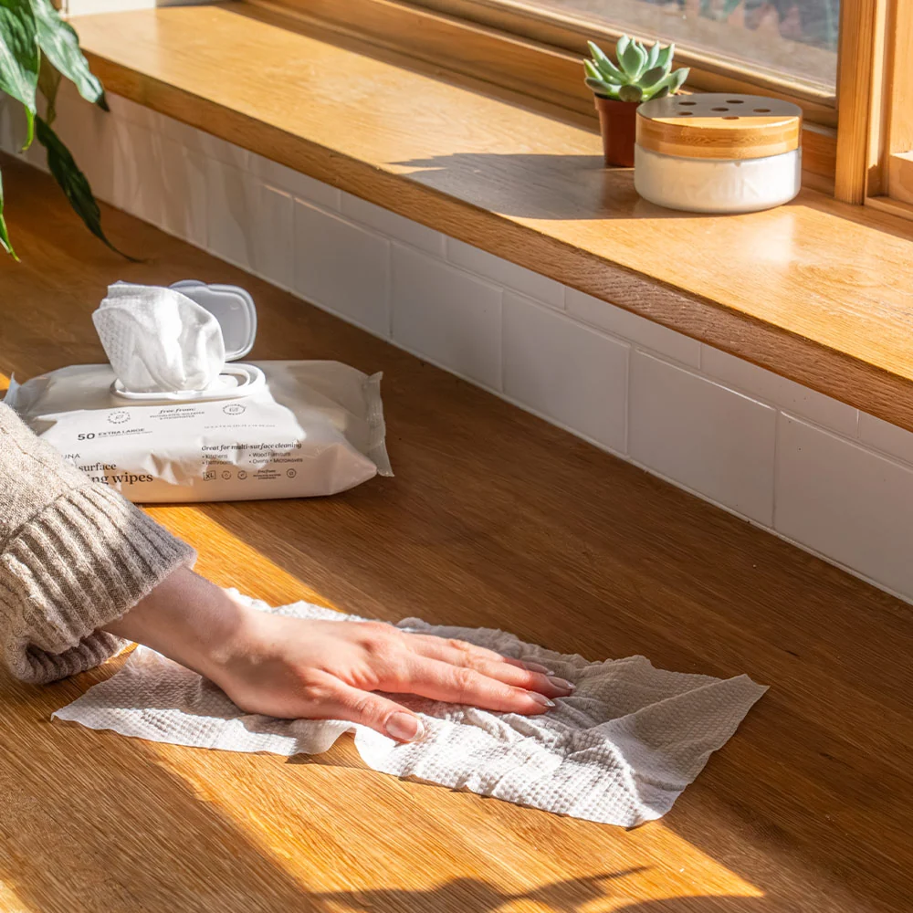 Multipurpose Tea Tree Oil Cleaning Wipes Trio - Image 3